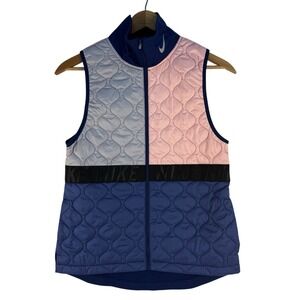 Nike‎ AeroLaye Lightweight Warm Quilted Running Vest Medium Puffer Women's Small